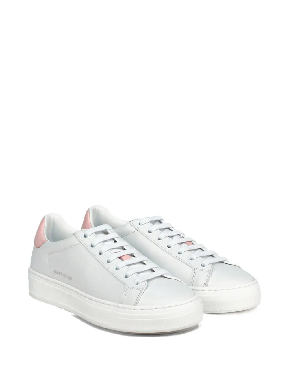 CU &VerticalLine; LT ESSENCE lace-up low-top sneakers - Wit
