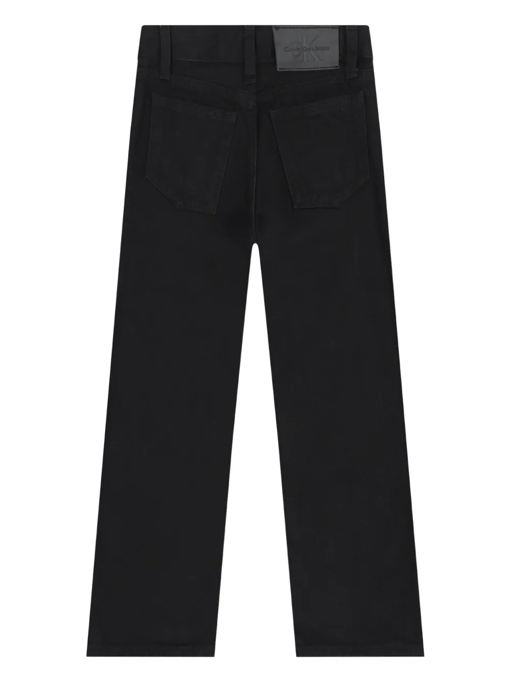 Calvin Klein Kids Jeans met logopatch Zwart