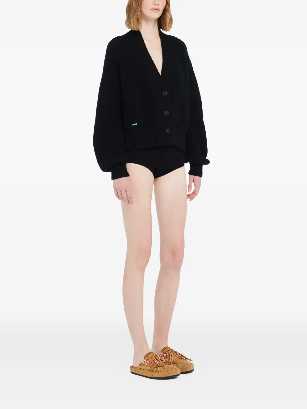 Alanui Vest met knopen Zwart