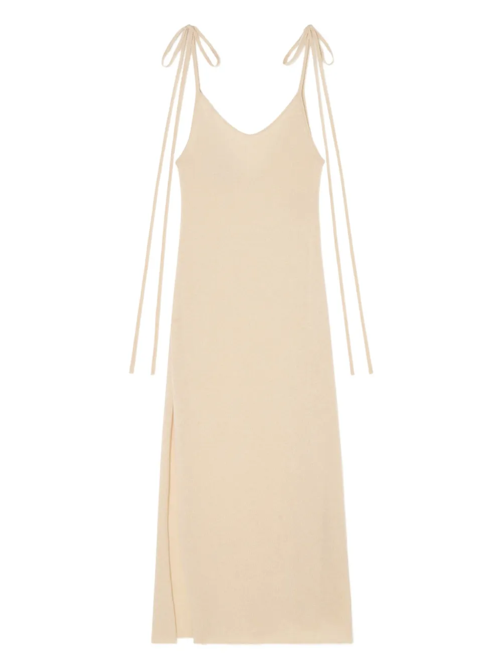 Alanui vestido largo con moño en la correa | neutro | Image 1