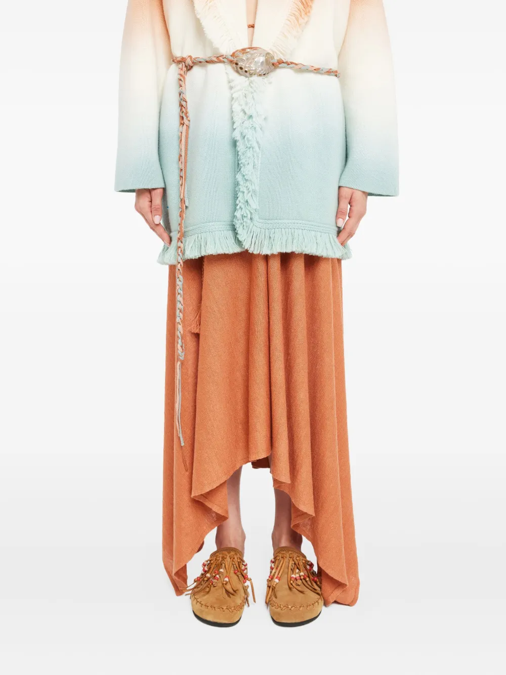 Alanui Mermaid Inside gevlochten riem - Beige