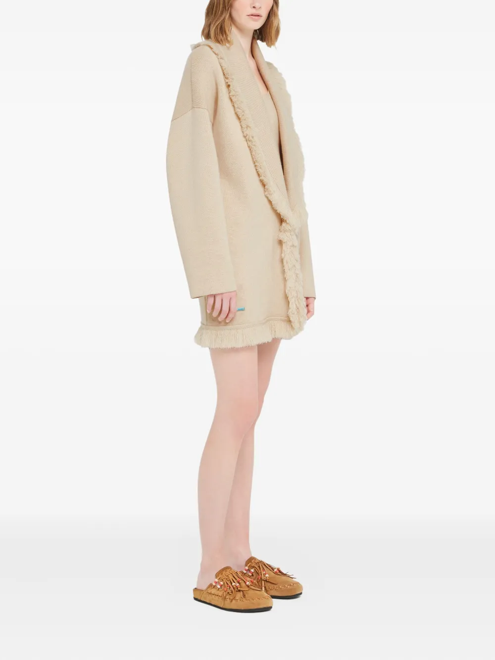 Alanui Jas met franje Beige