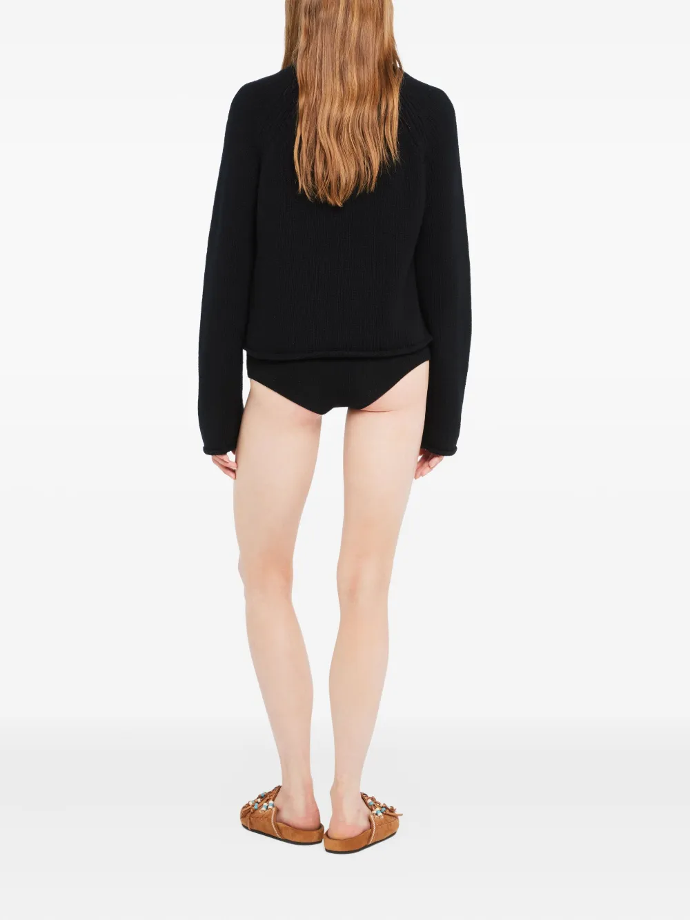 Alanui Finest trui met ronde hals Zwart