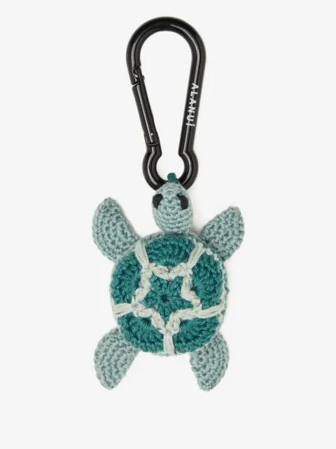 Alanui Turtle crochet keyring