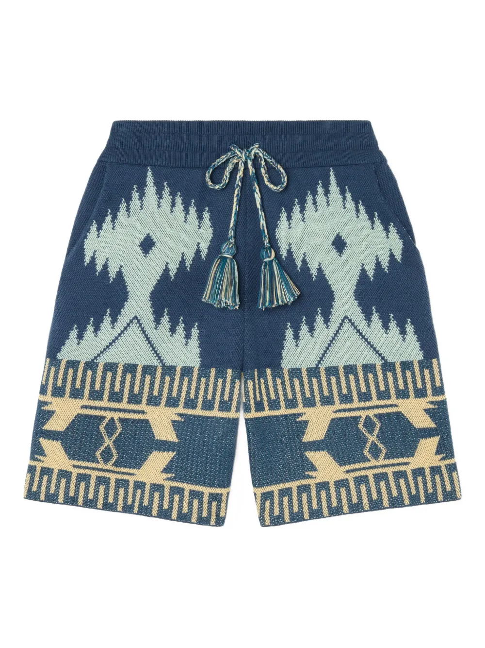 Alanui Icon tasselled shorts | Blue | Image 1