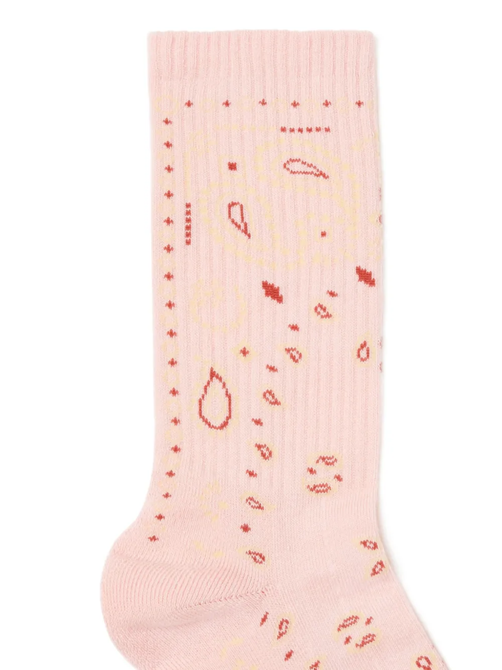 Alanui Bandana Socks In Pink