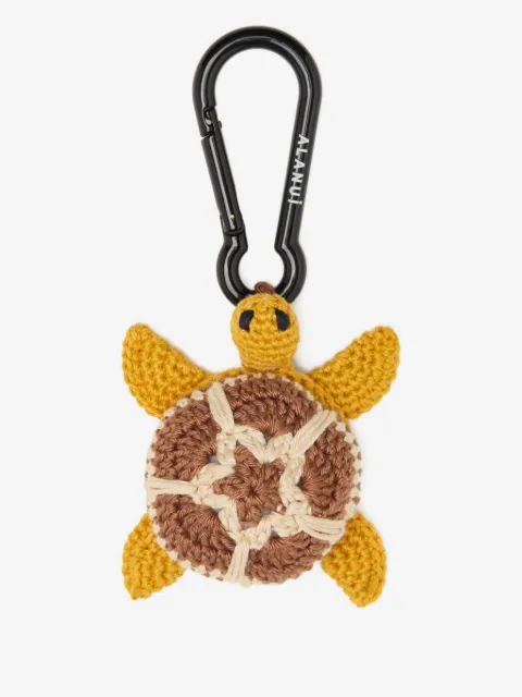 Alanui Turtle crochet keyring