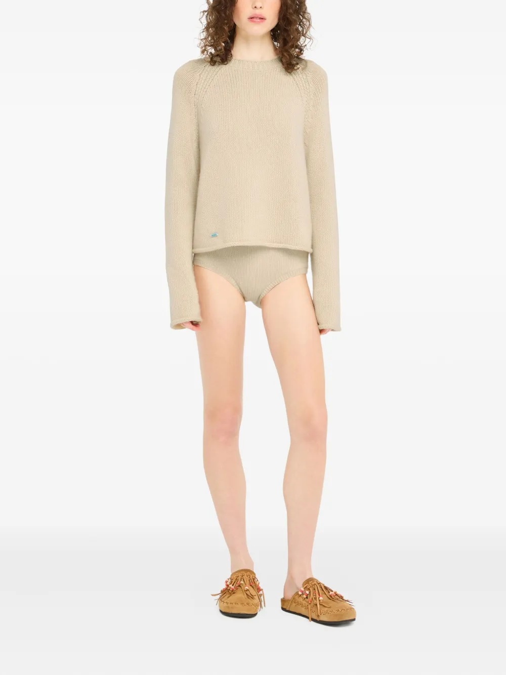 Alanui Pullover Mit Raglanärmeln In Brown