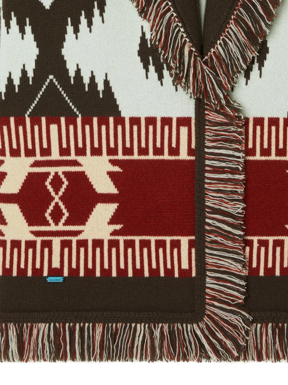 Alanui Vest met franje Blauw