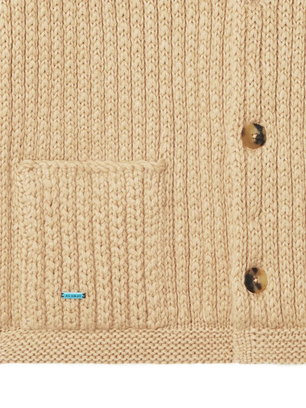 Alanui Vest met opgestikte zak en knopen Beige