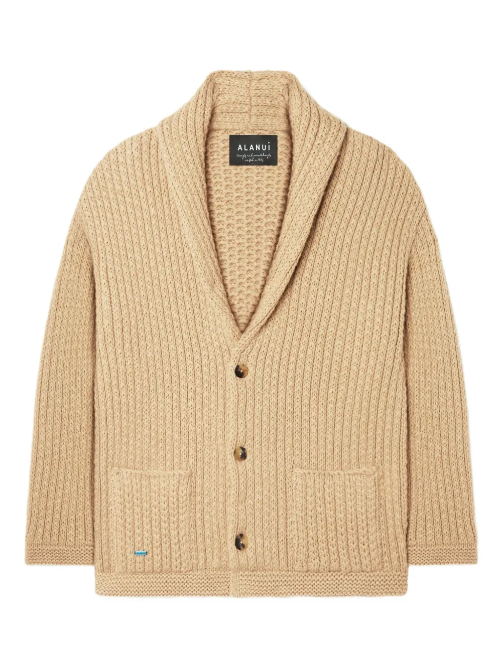 Alanui patch-pocket buttoned cardigan | Neutrals | Image 1