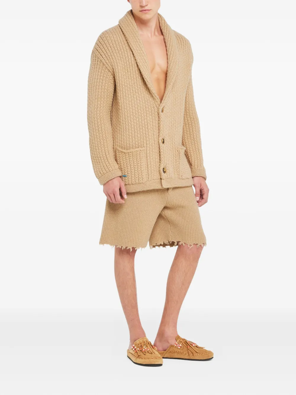 Alanui Vest met opgestikte zak en knopen Beige