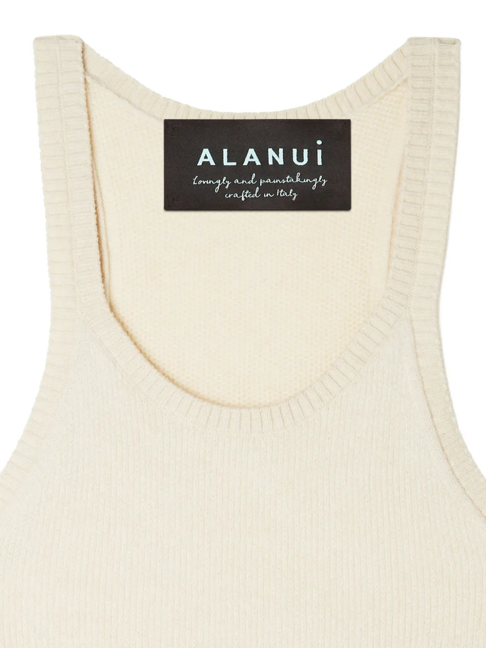 Alanui Geripptes Finest Tanktop In Brown