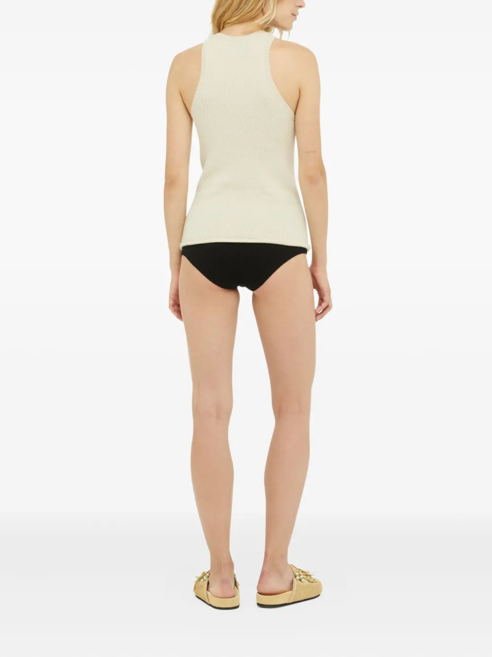 Alanui Geripptes Finest Tanktop In Brown