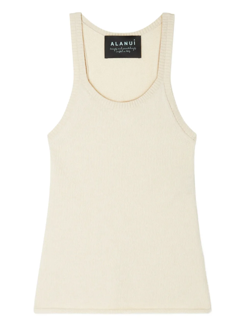 Alanui Geripptes Finest Tanktop In Brown
