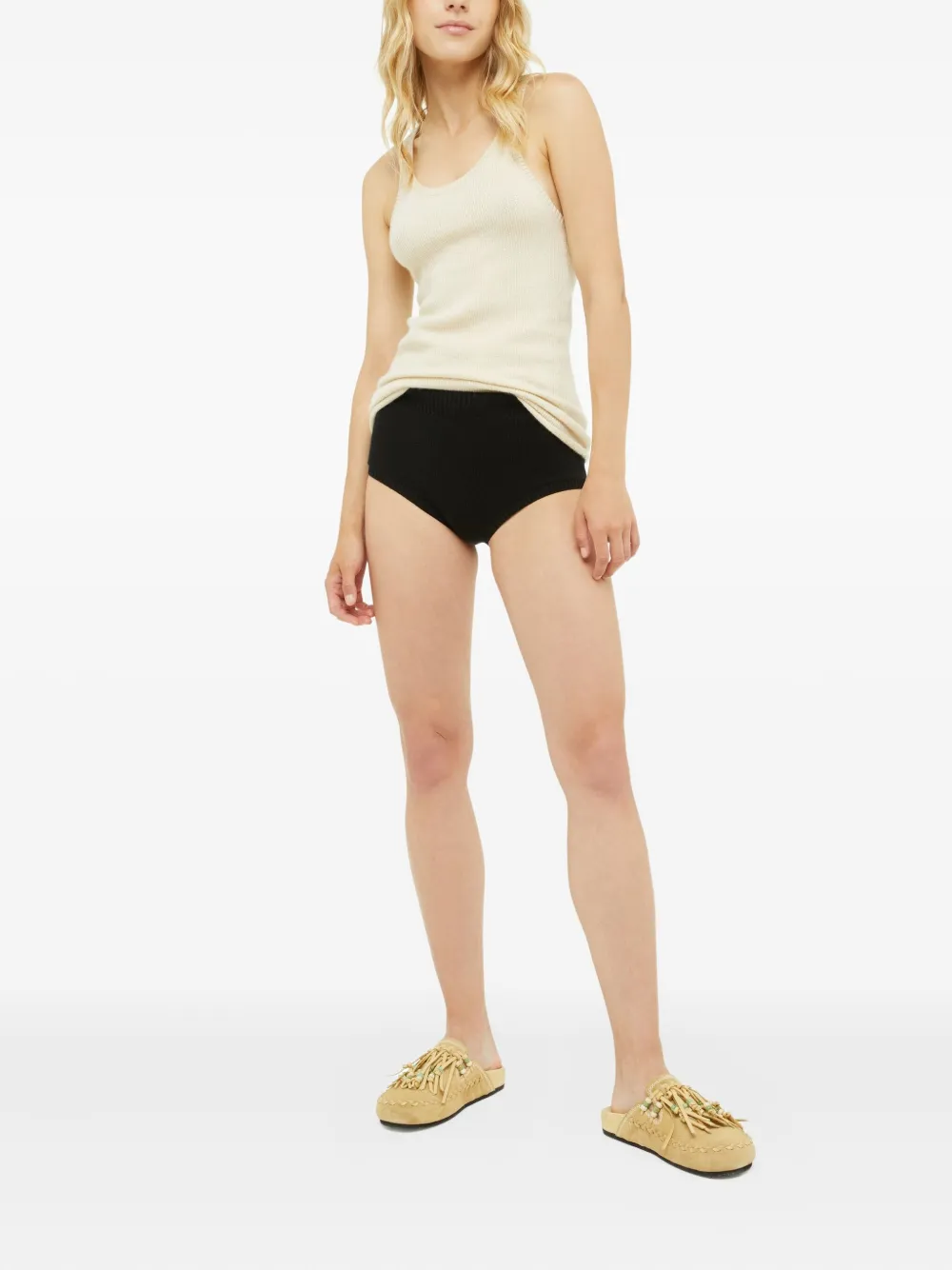 Alanui Geripptes Finest Tanktop In Brown