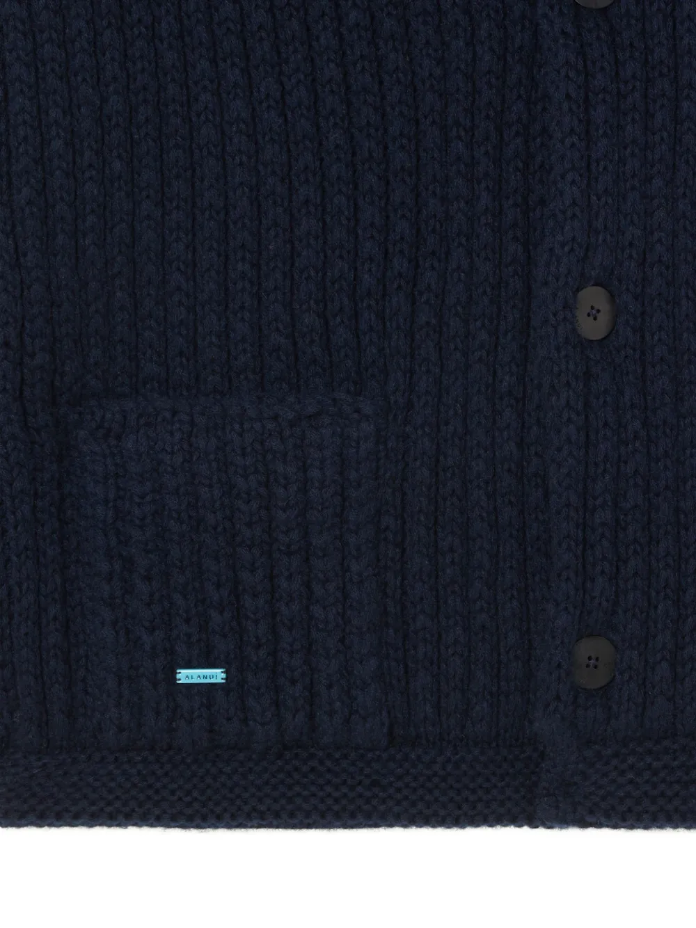 Alanui Vest met zak met knopen Blauw