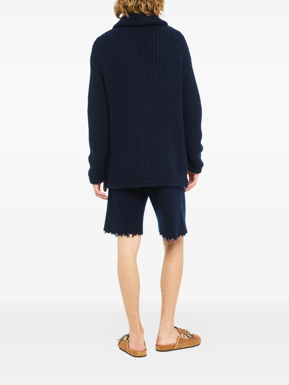 Alanui Vest met zak met knopen Blauw