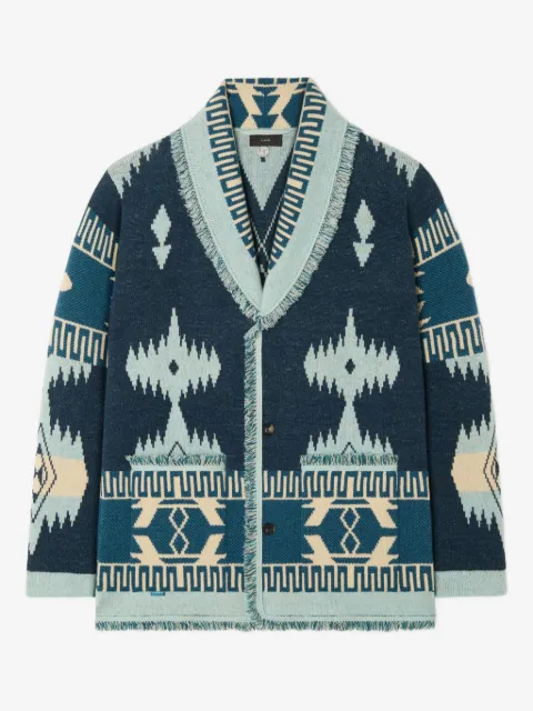 Alanui cárdigan Icon con flecos en jacquard