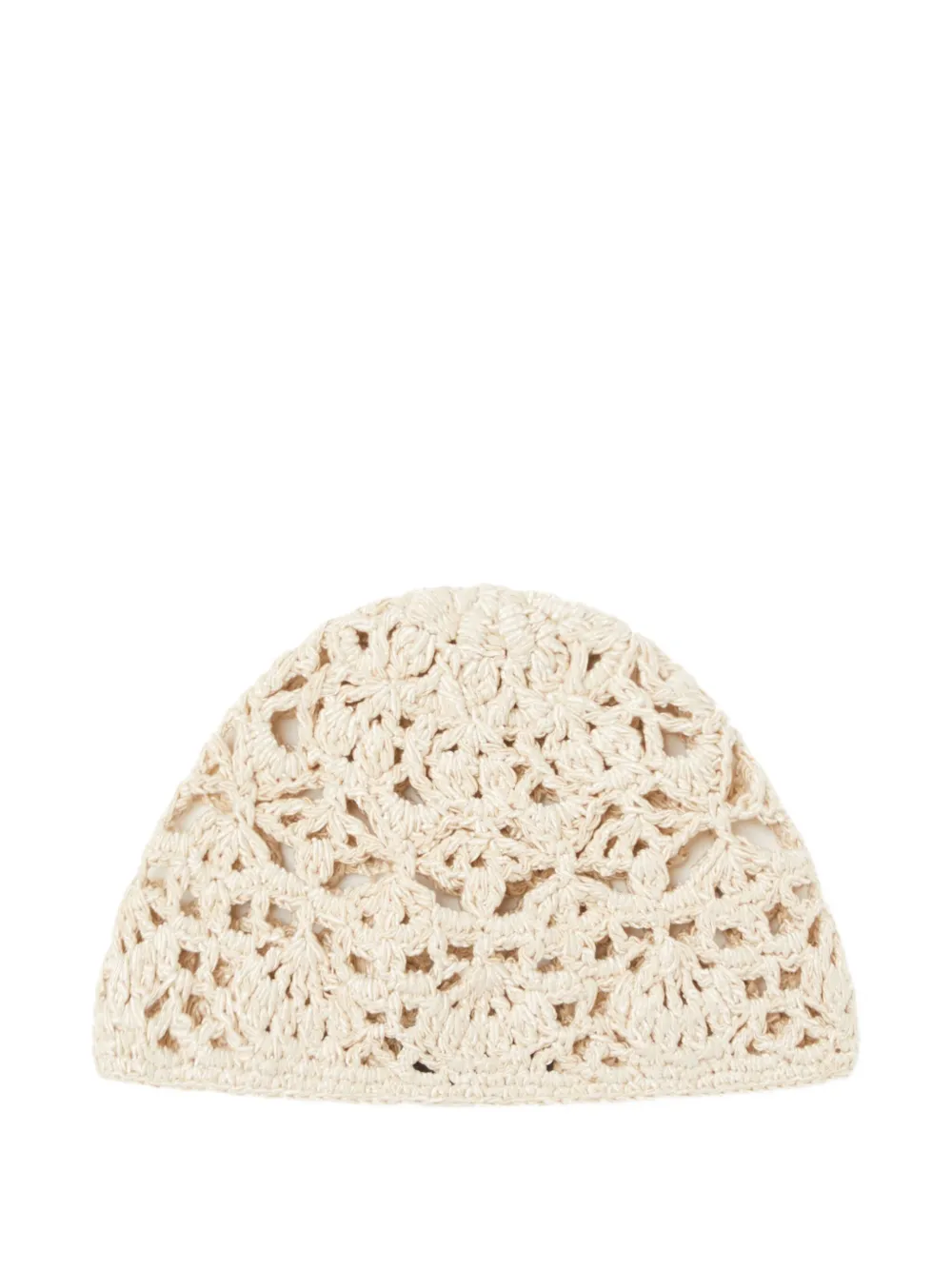 Alanui The Sound Of The Sea gehaakte muts - Beige