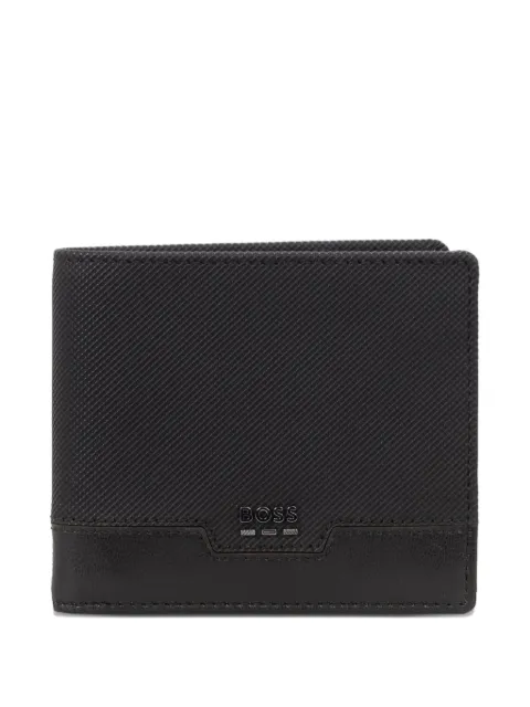 BOSS portefeuille à plaque logo