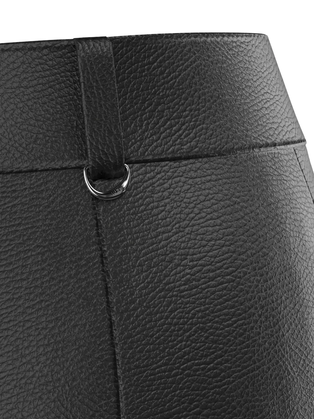  Hugo Tailored Faux-leather Trousers - Black 