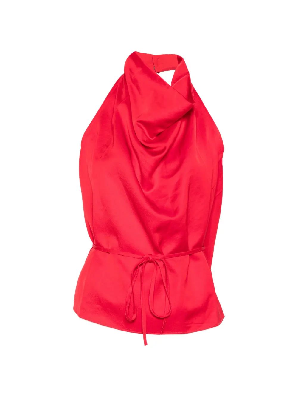 Marques'Almeida halterneck backless top - Rosso