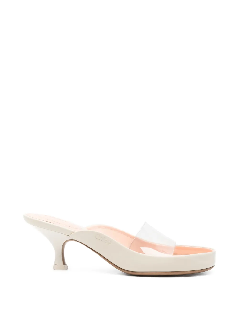 Chloé Junie heeled sandals - Bianco