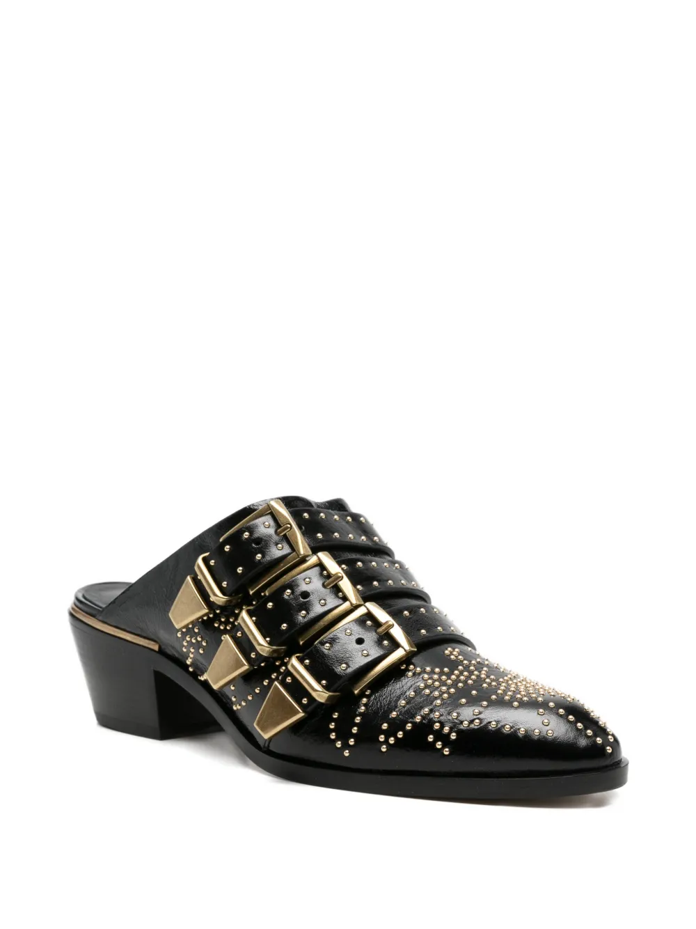 Chloé Susanna studded mules Zwart