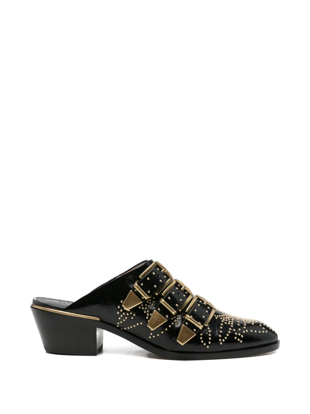 Chloé Susanna studded mules Zwart
