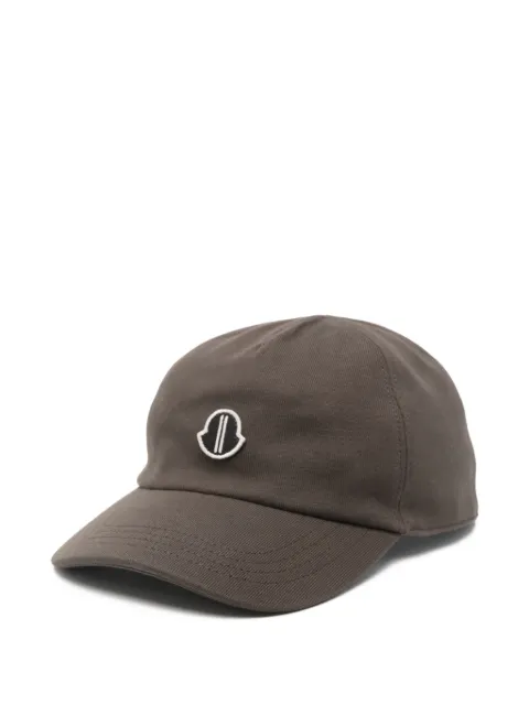 Moncler + Rick Owens logo-appliqué baseball cap