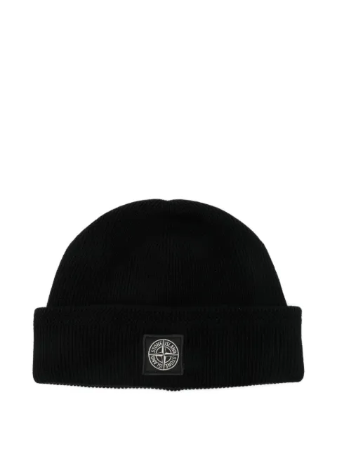 Stone Island Compass beanie hat
