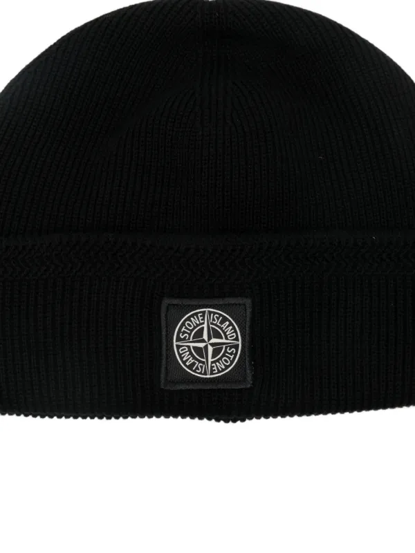 Stone Island コンパス ビーニー | ブラック | FARFETCH JP