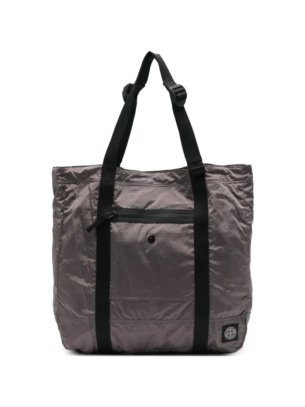 Stone Island logo-detail tote bag - Grigio