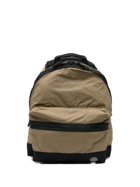 Stone Island logo-patch ripstop backpack
