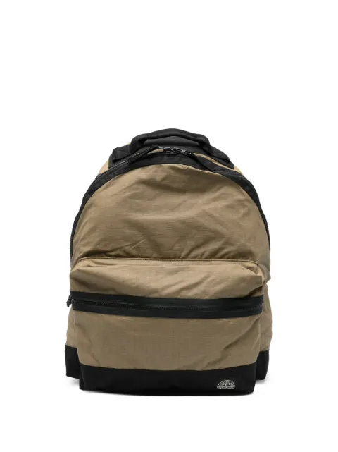 Stone Island logo-patch ripstop backpack