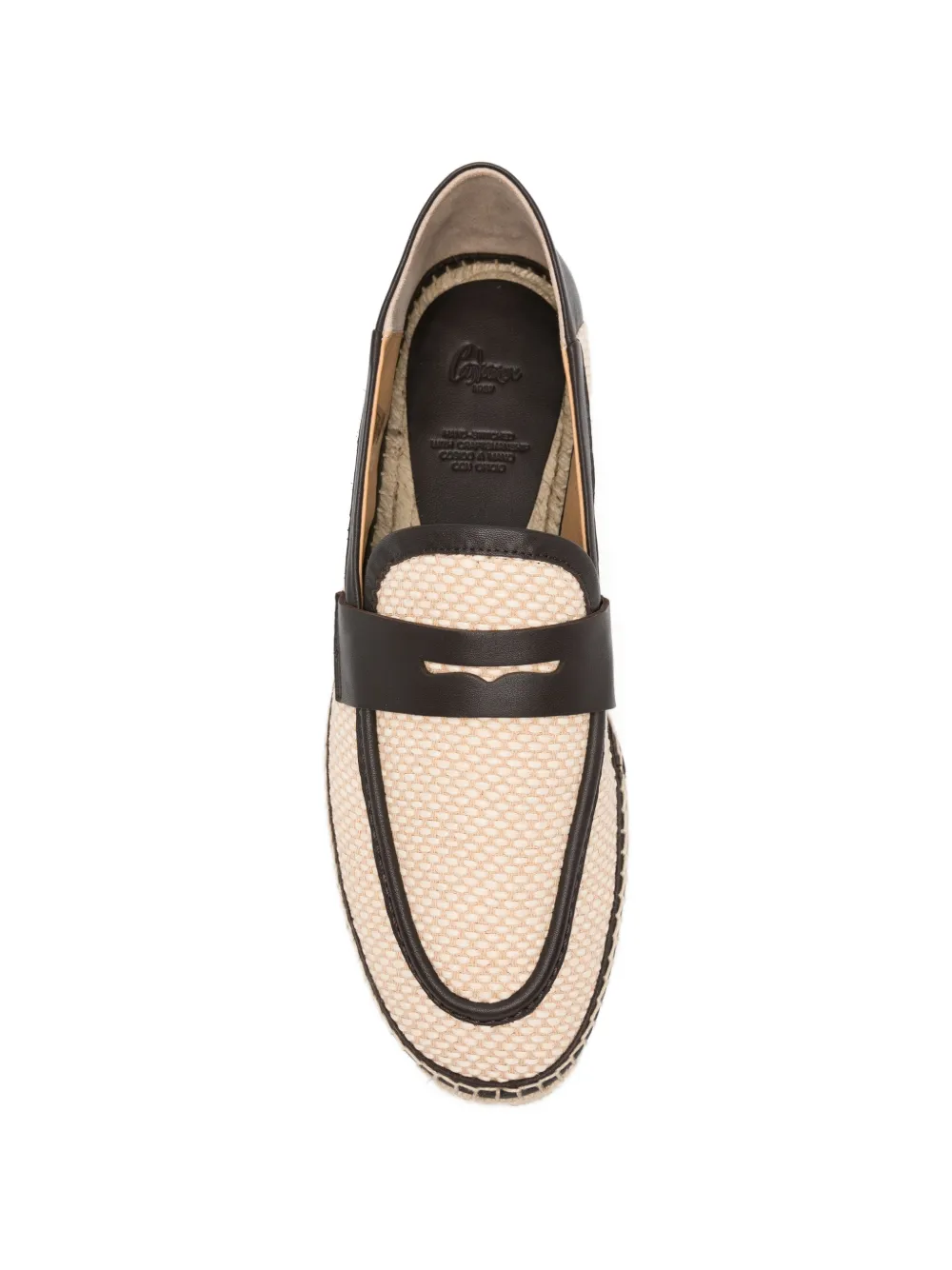 Castañer Norris leather-trim espadrilles Beige