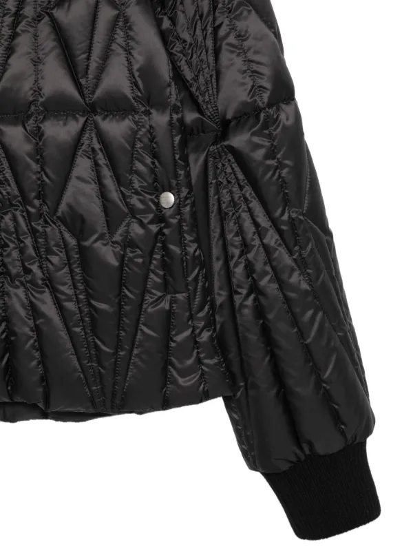 Moncler + Rick Owens キルティング ボンバージャケット | ブラック 