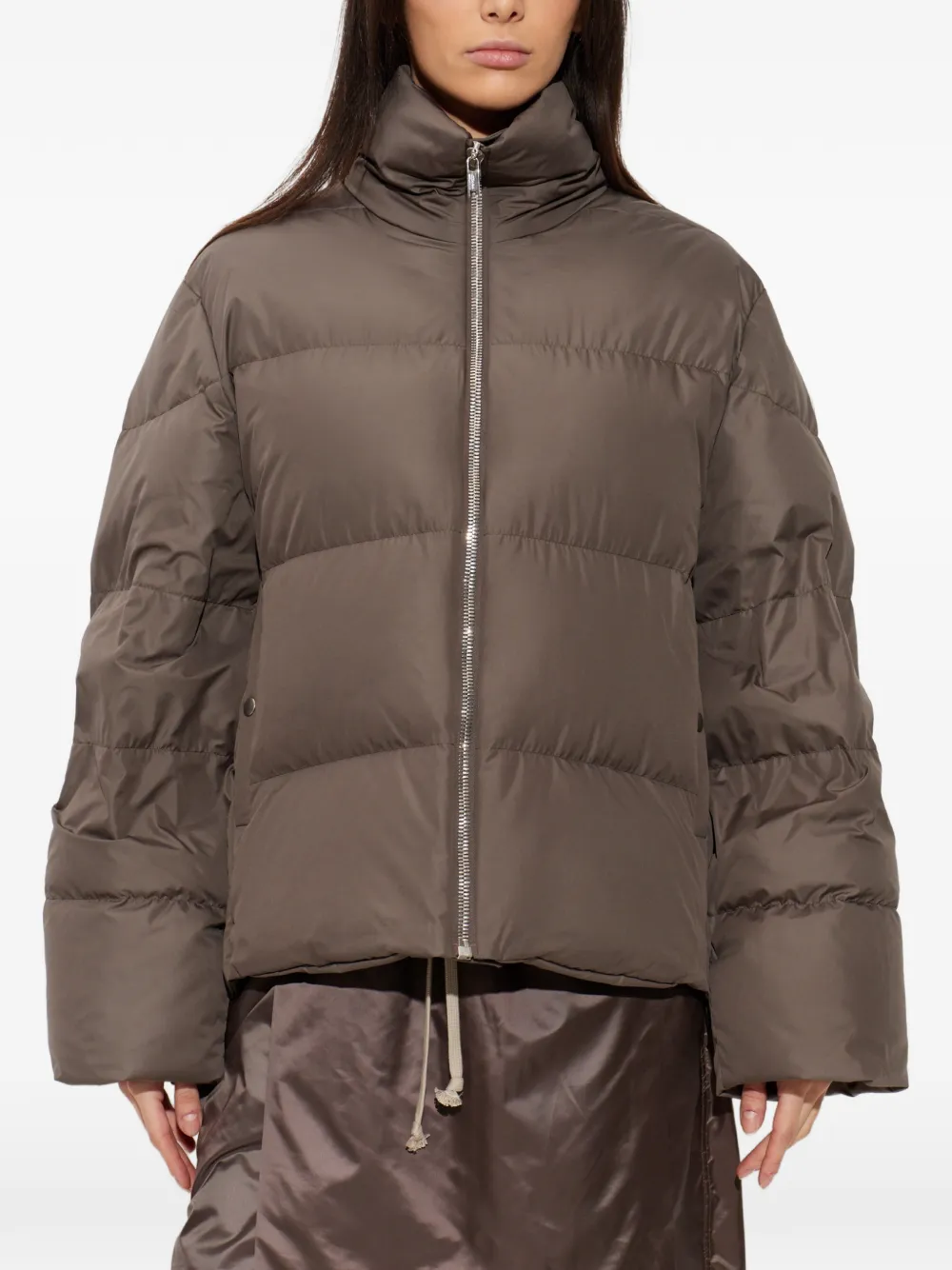 Moncler x Rick Owens gewatteerd jack Bruin