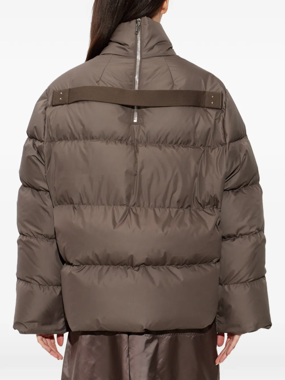 Moncler x Rick Owens gewatteerd jack Bruin