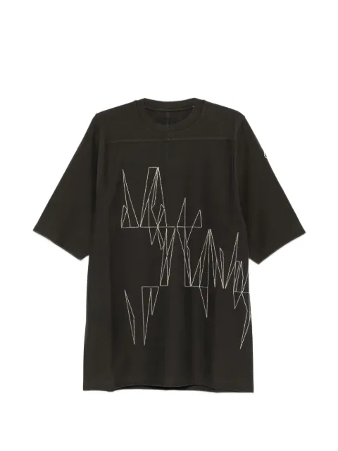 Moncler + Rick Owens jumbo knit graphic T-shirt