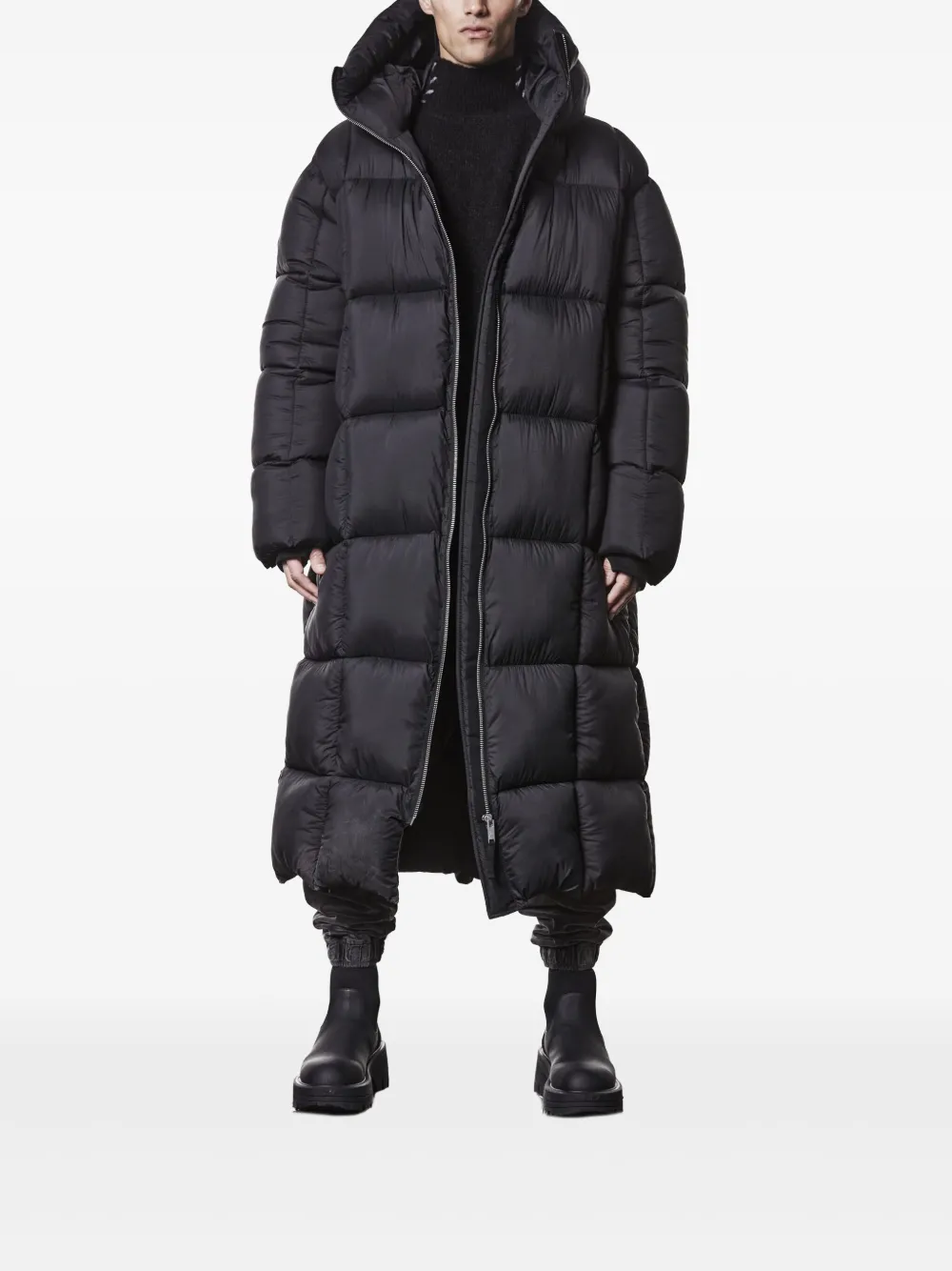 Thom Krom hooded padded coat | negro | Image 1