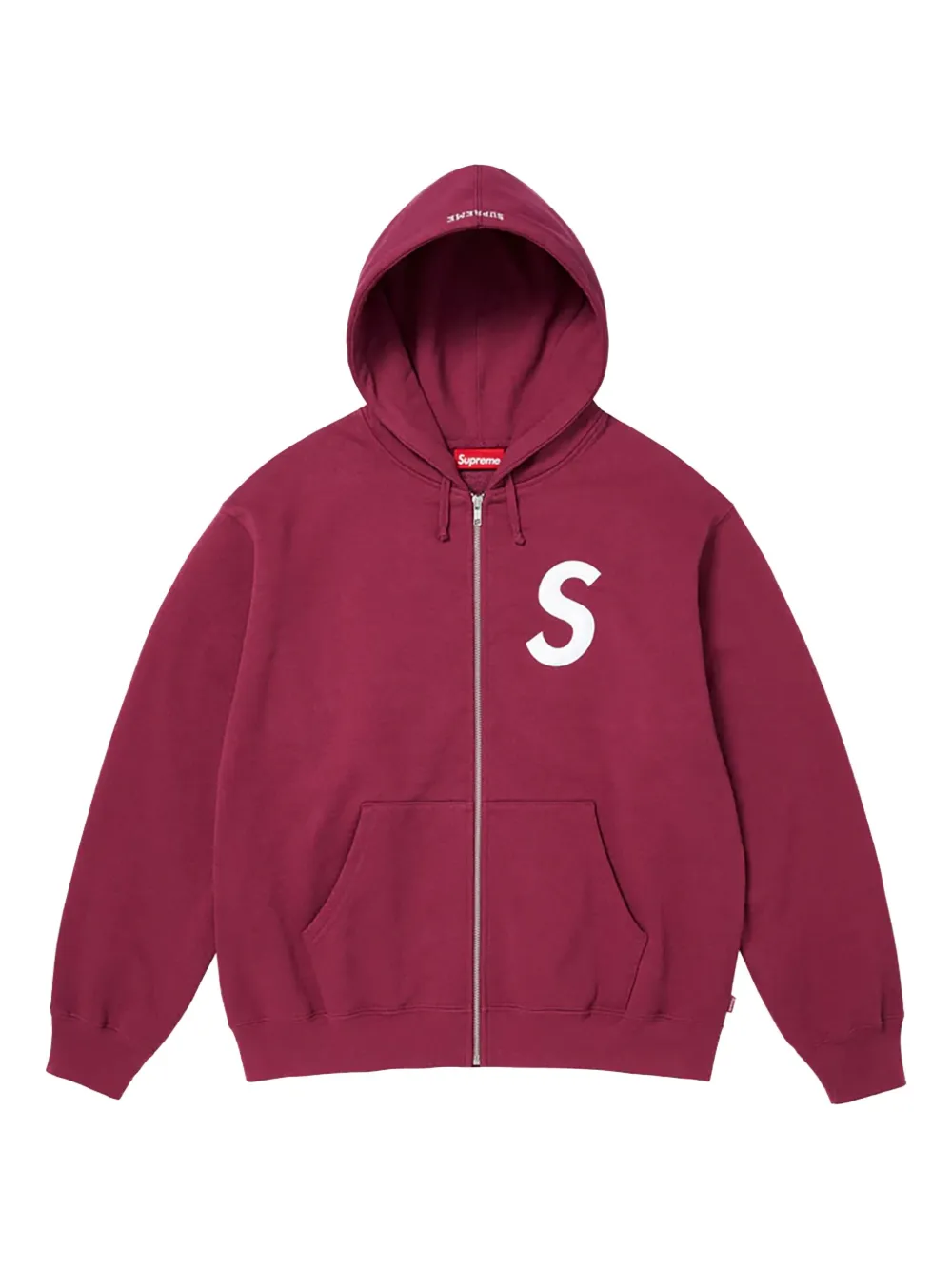 Supreme Kapuzenjacke mit Logo-Print - Rot