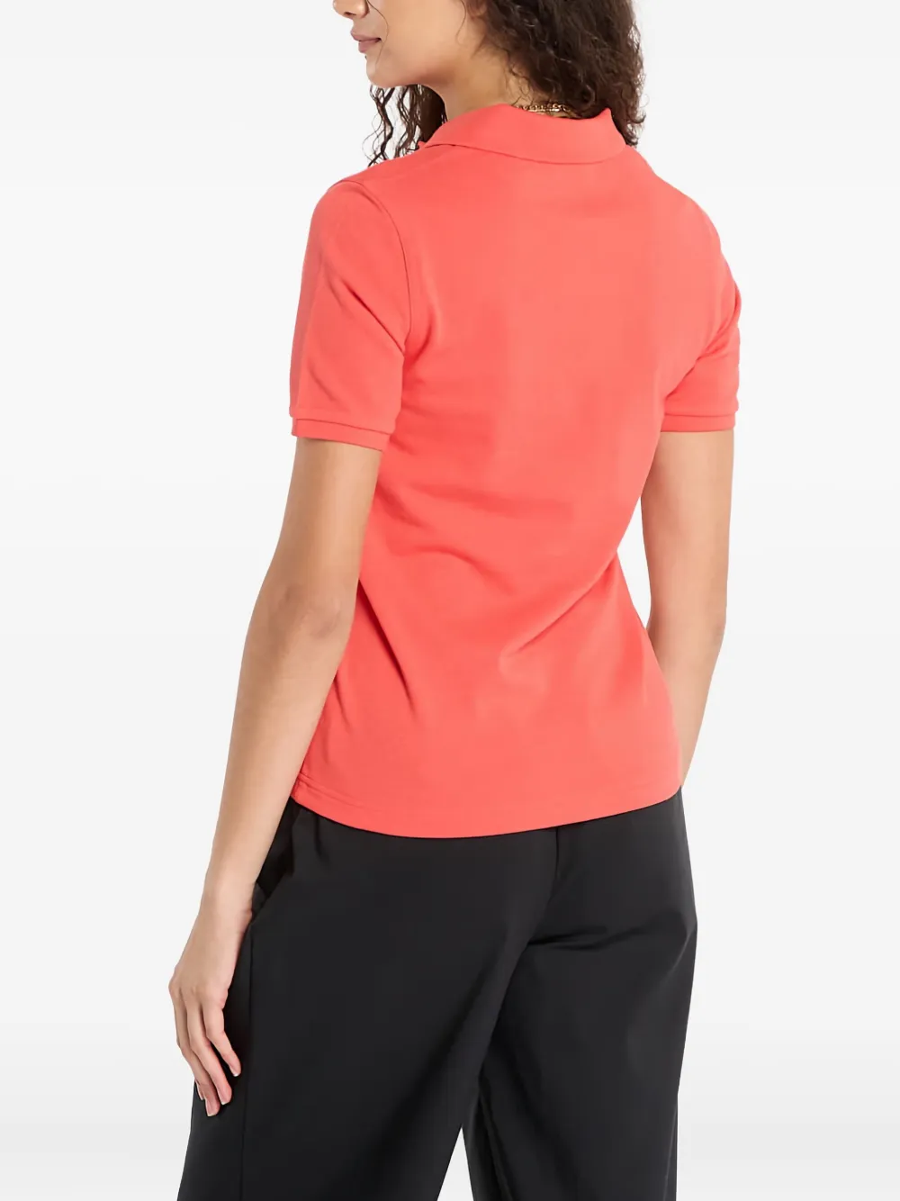 Fred Perry Logo-embroidered Polo Shirt In Red