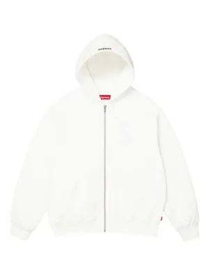 Supreme zip-up Hoodie | White | FARFETCH