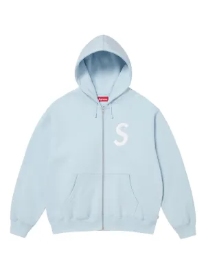 Supreme Sロゴ ジップアップパーカー グレー Supreme Sロゴ ジップアップ パーカー | グレー | FARFETCH JP