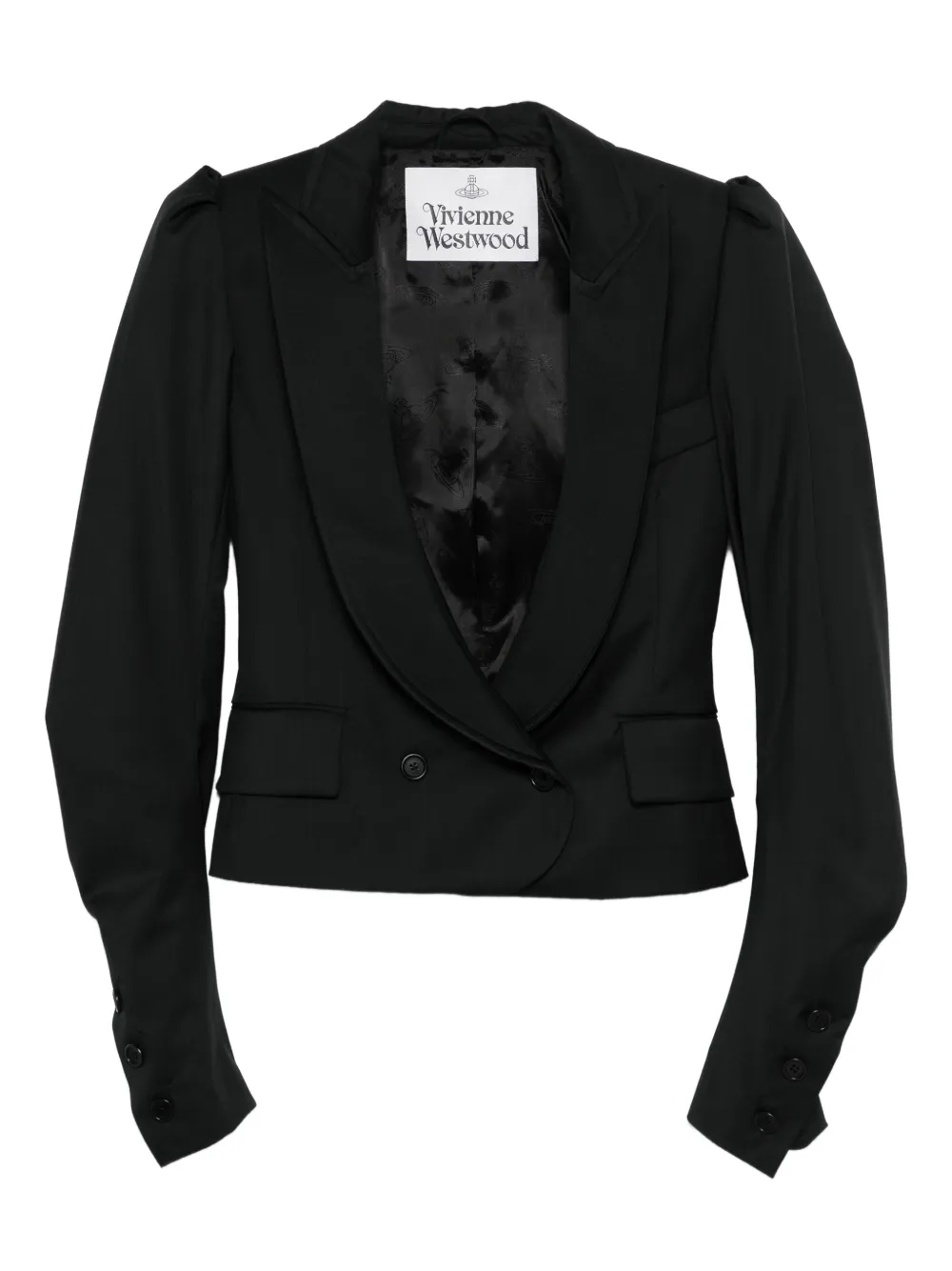 Vivienne Westwood horseshoe double-breasted jacket - Nero