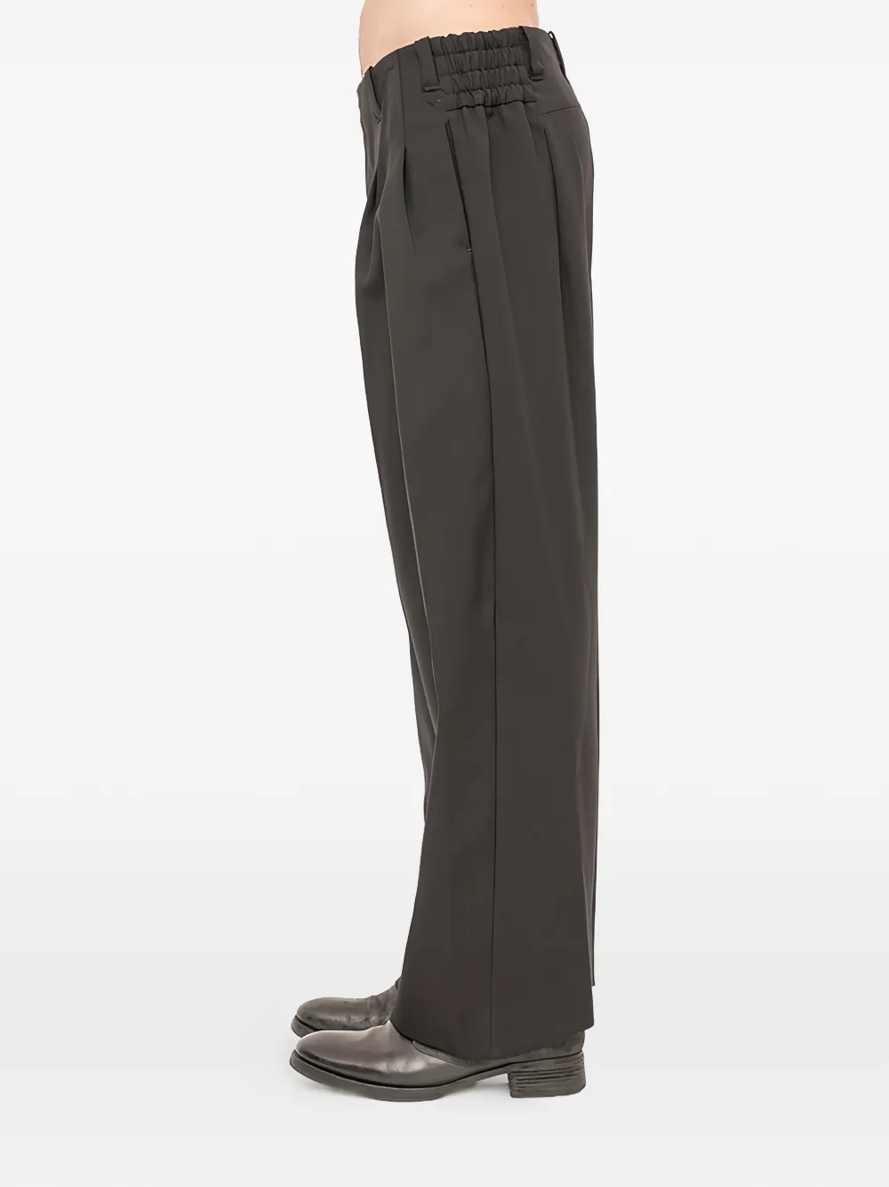 Devoa pleated trousers - Zwart