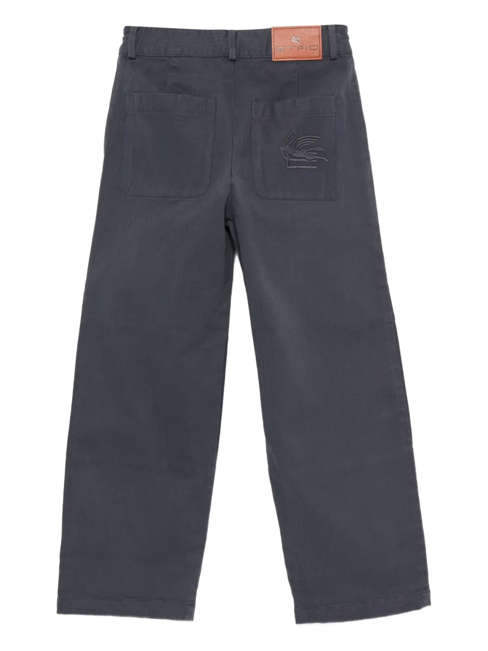 ETRO KIDS panelled trousers Blauw