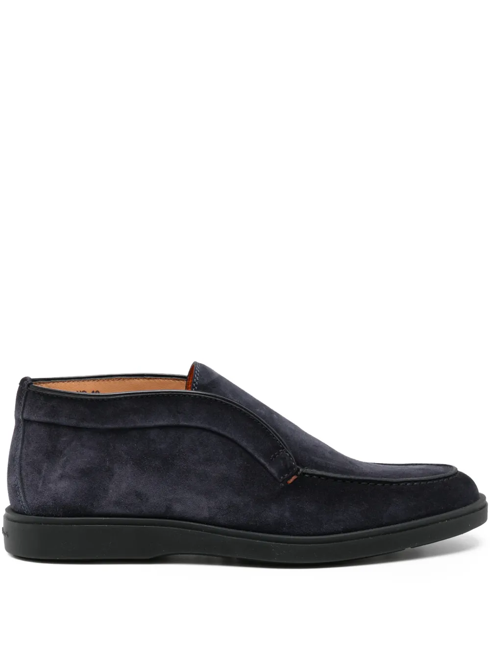 Santoni suede desert boots - Blau